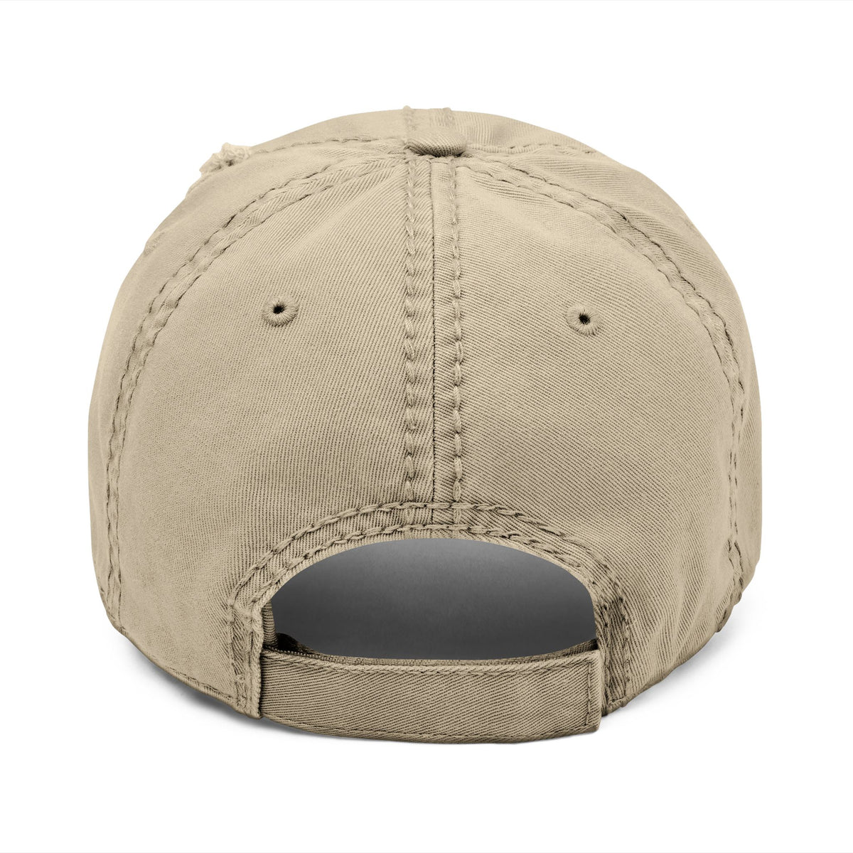Distressed Dad Hat with AGCENDA Embroidery - Casual Everyday Cap