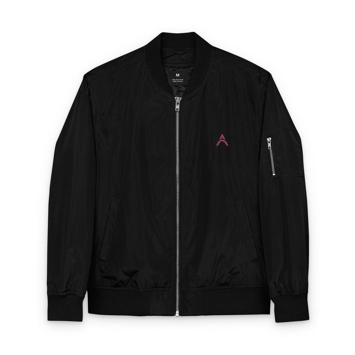 Eco-Friendly Embroidered Bomber Jacket - Stylish and Sustainable Outerwear