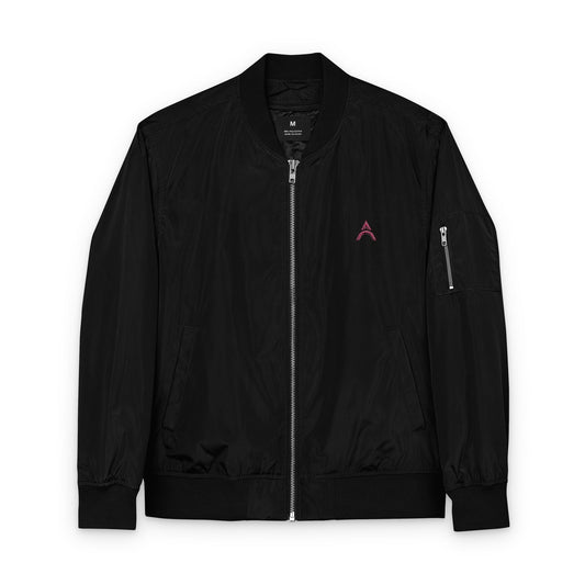 Eco-Friendly Embroidered Bomber Jacket - Stylish and Sustainable Outerwear