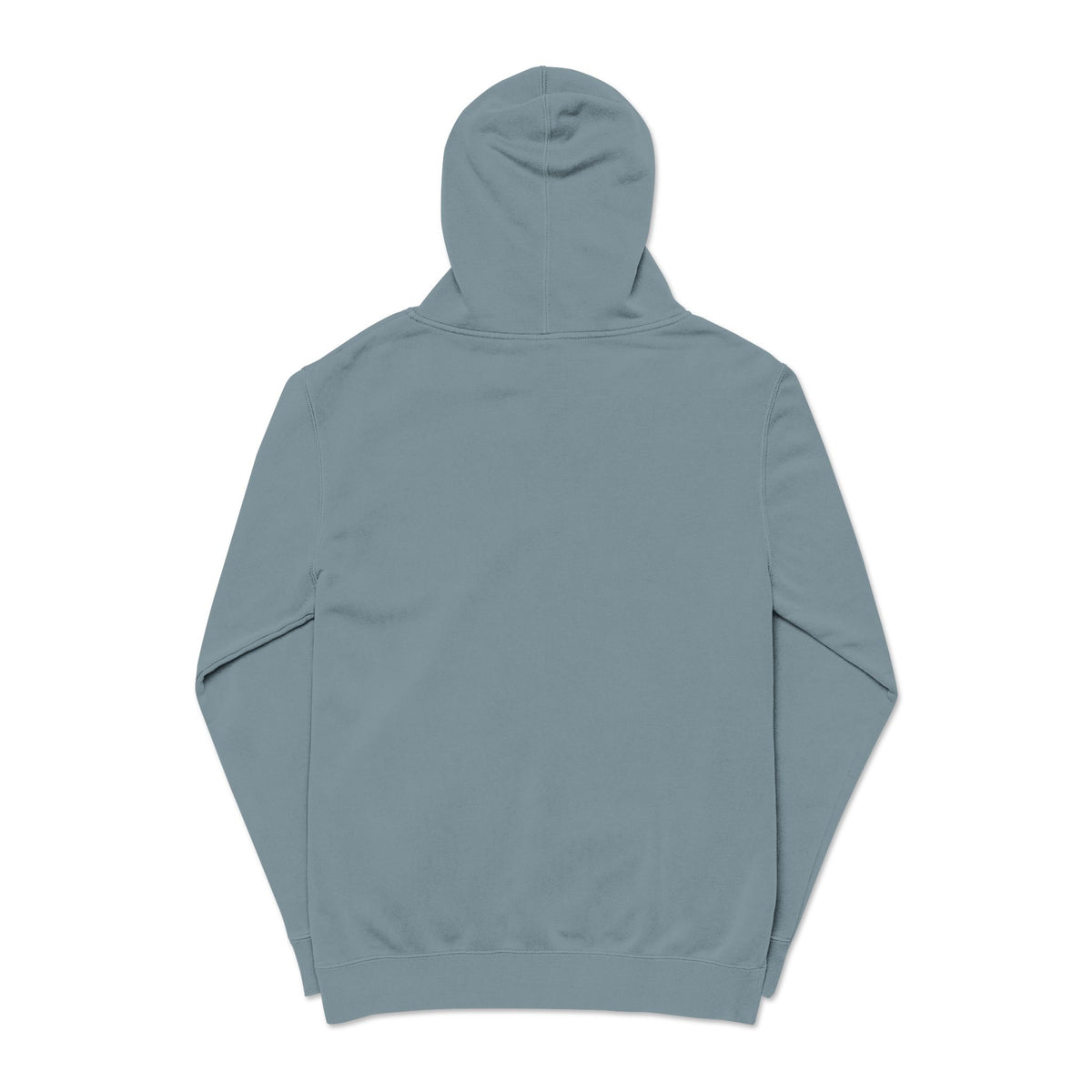 Cozy Unisex Pigment-Dyed Hoodie with Embroidered Design
