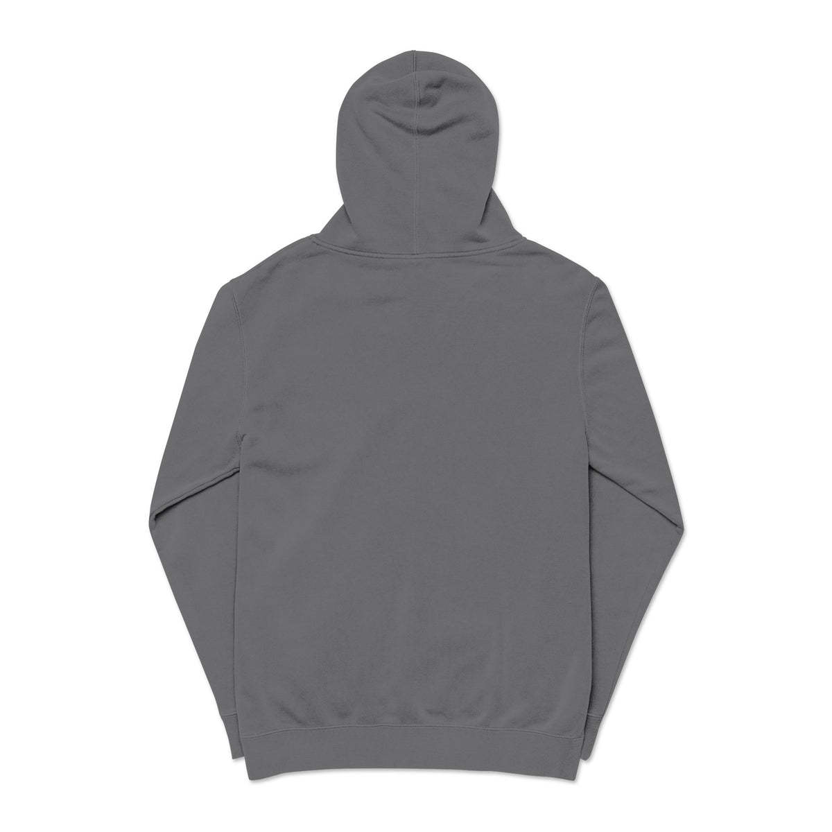 Cozy Unisex Pigment-Dyed Hoodie with Embroidered Design