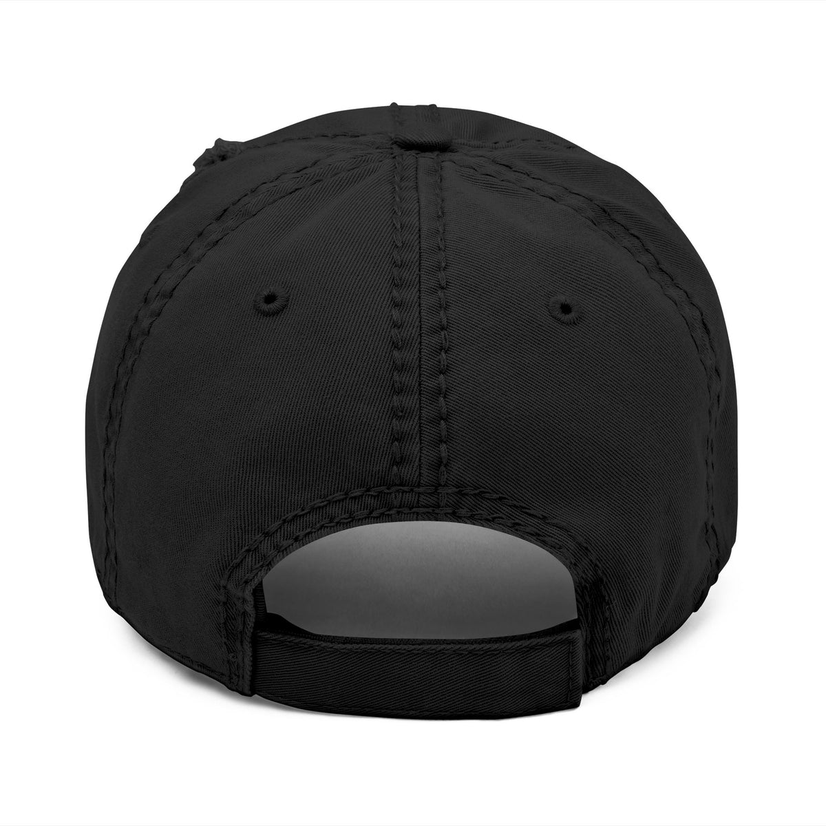 Distressed Dad Hat with AGCENDA Embroidery - Casual Everyday Cap