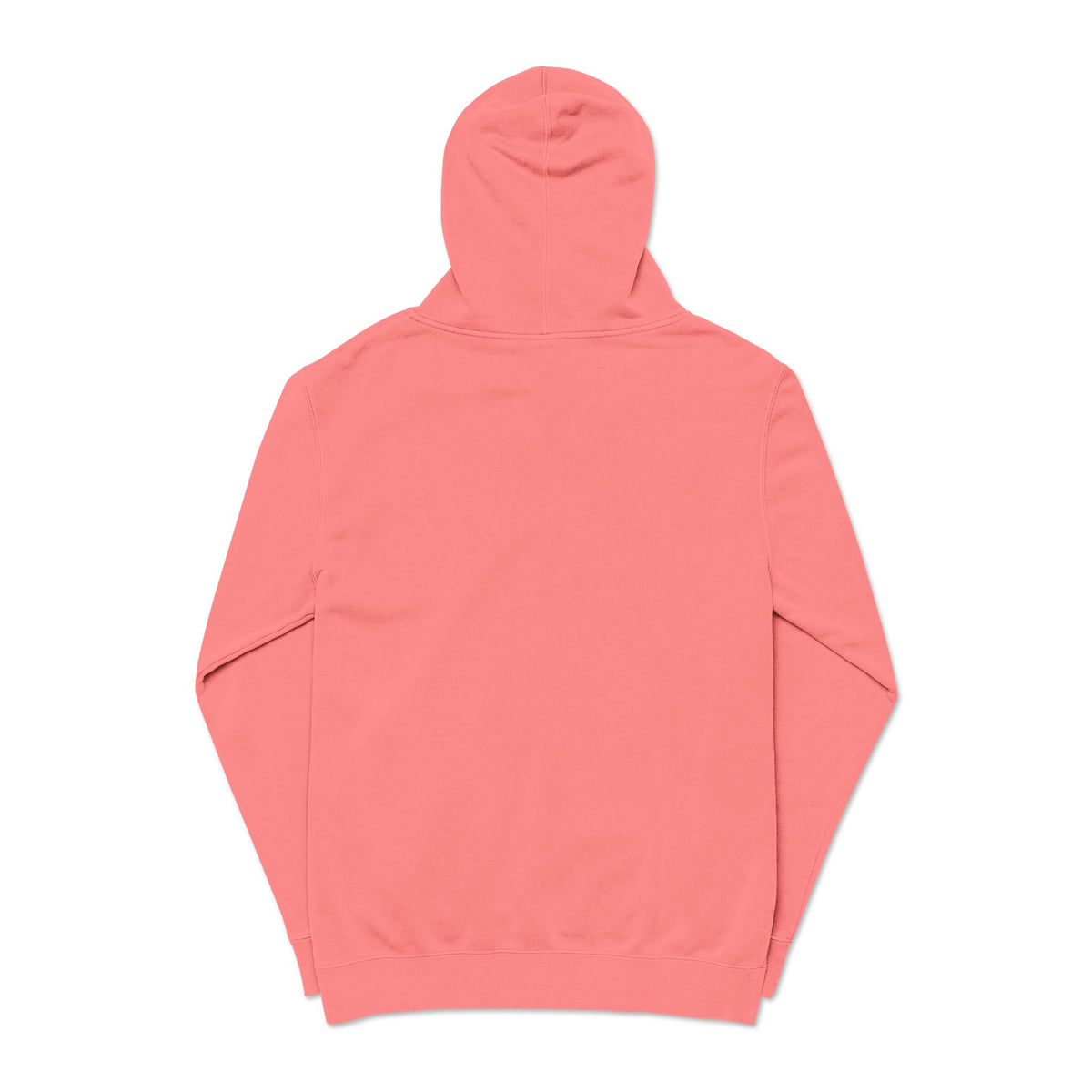 Cozy Unisex Pigment-Dyed Hoodie with Embroidered Design