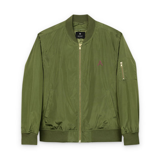 Eco-Friendly Embroidered Bomber Jacket - Stylish and Sustainable Outerwear