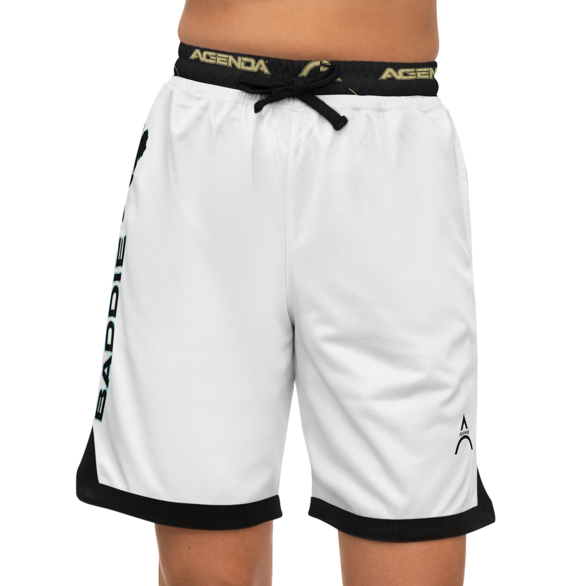 BADDIE Basketball Rib Shorts - Comfortable Sportswear for Active Lifestyle