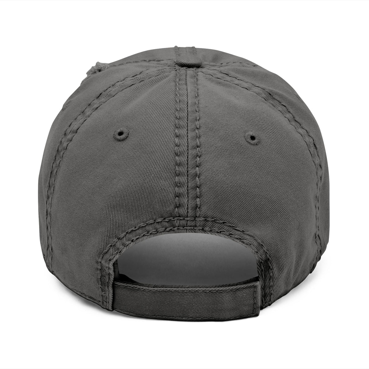 Distressed Dad Hat with AGCENDA Embroidery - Casual Everyday Cap