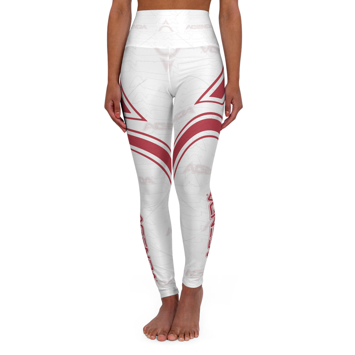 High Waisted Yoga Leggings (AOP)