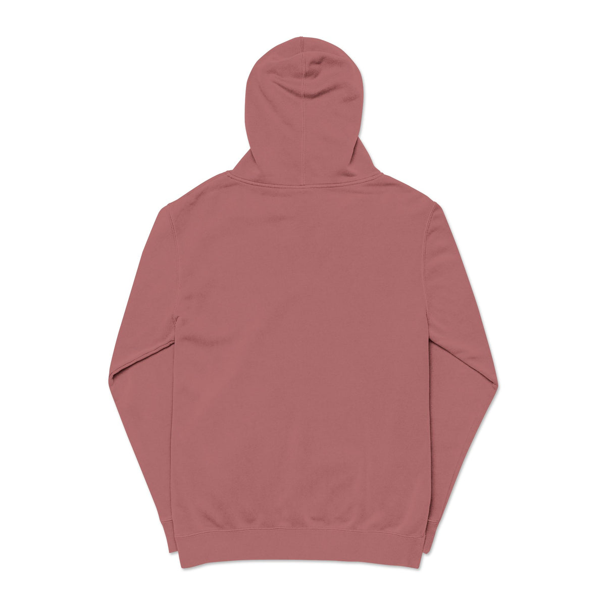 Cozy Unisex Pigment-Dyed Hoodie with Embroidered Design