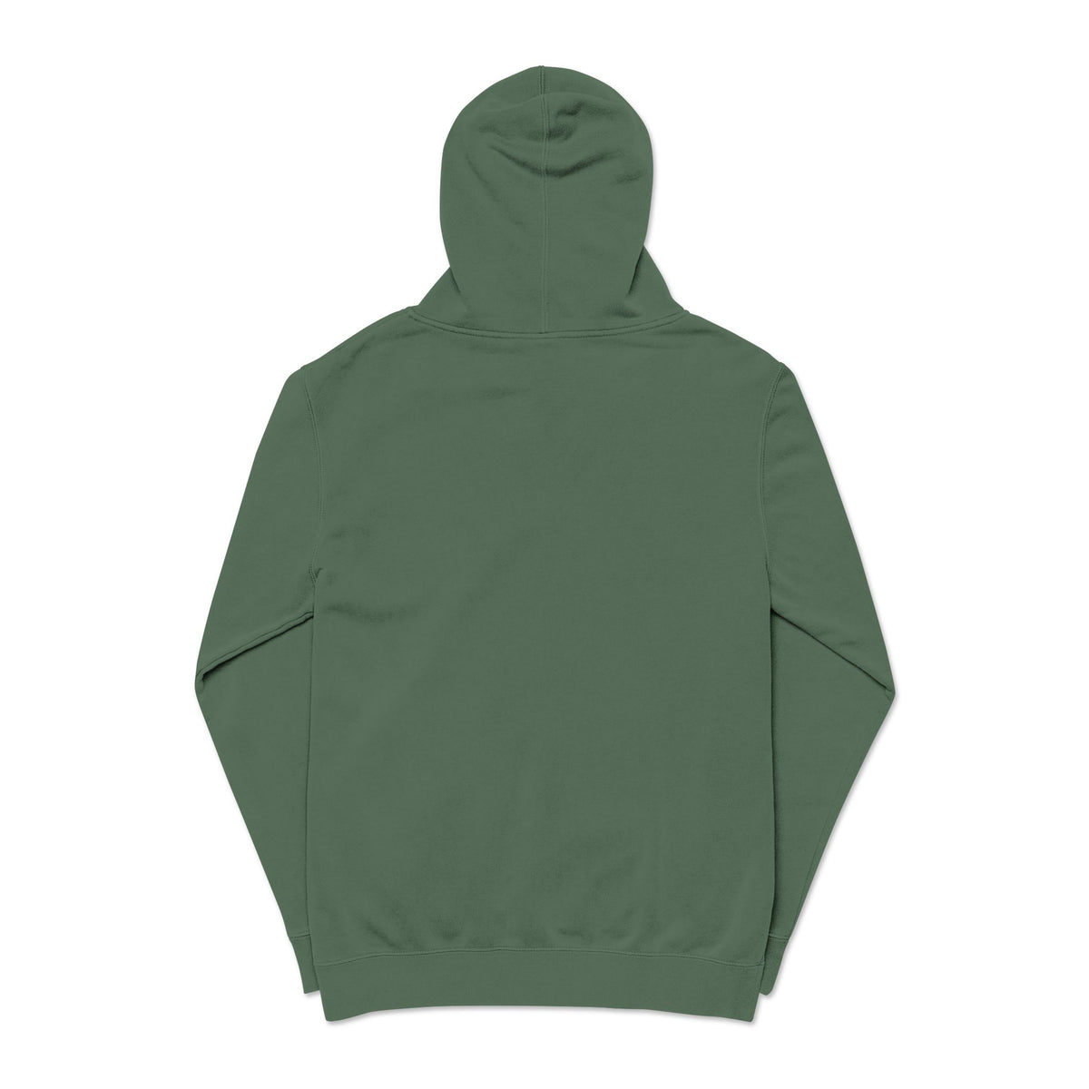 Cozy Unisex Pigment-Dyed Hoodie with Embroidered Design